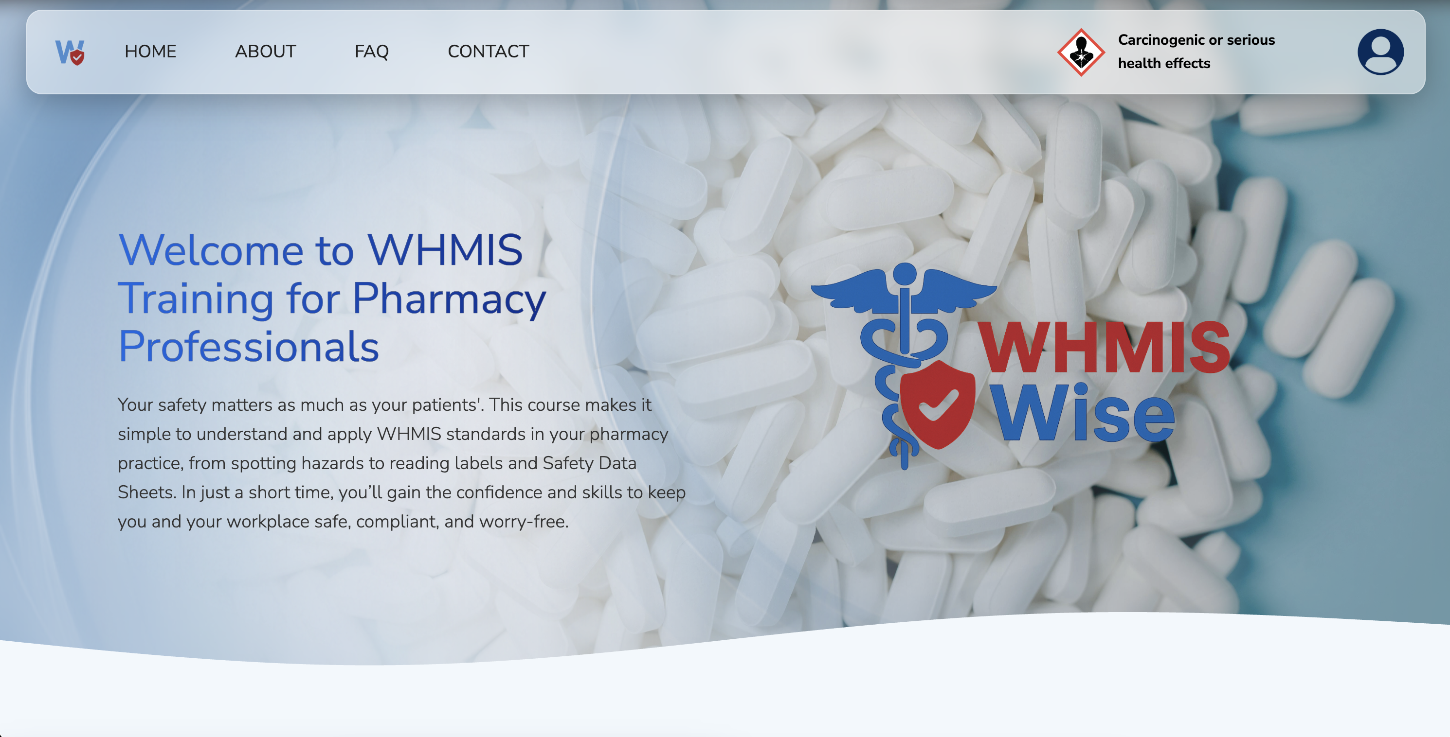 WhmisWise interactive platform preview